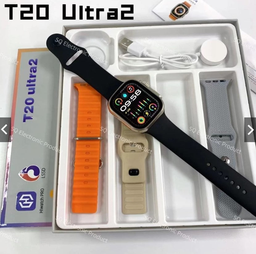 SMART WATCH T20 ULTRA + AMBIEN SIN PANTA