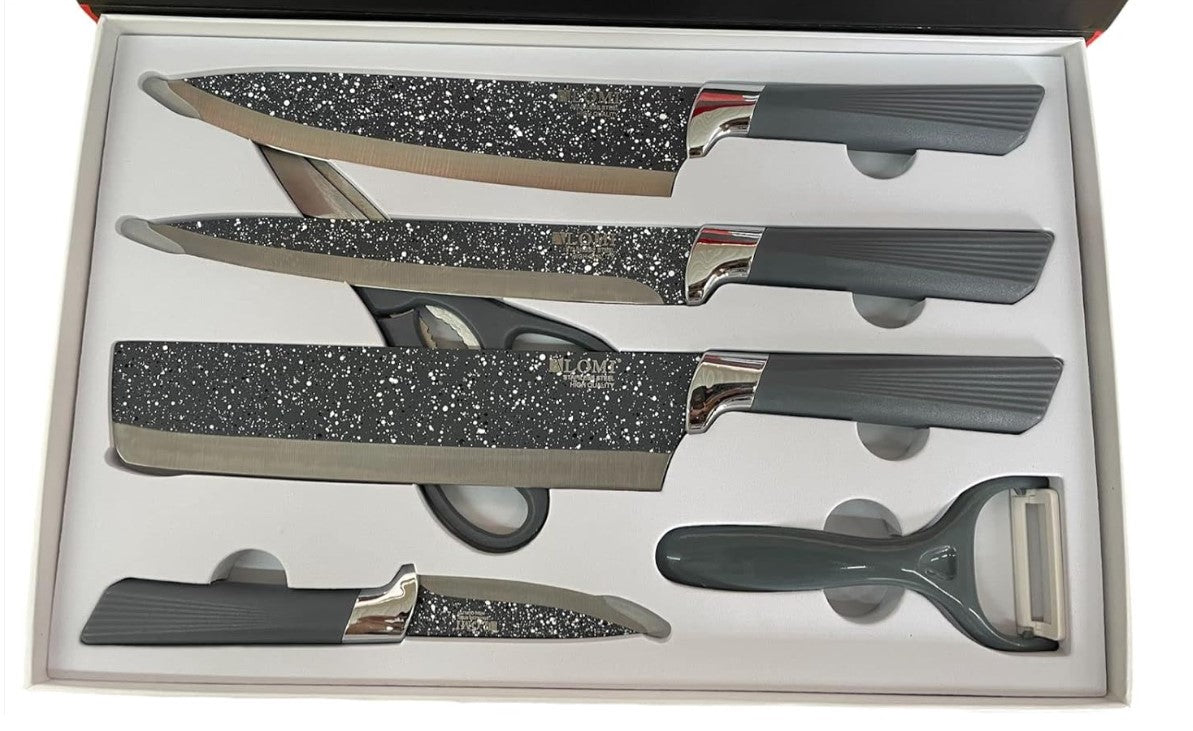 Set De Cuchillos Alomi Multiusos Cocina