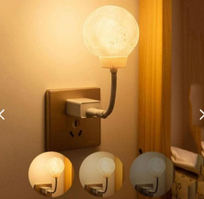 Lampara Luz Led Luna Con Usb