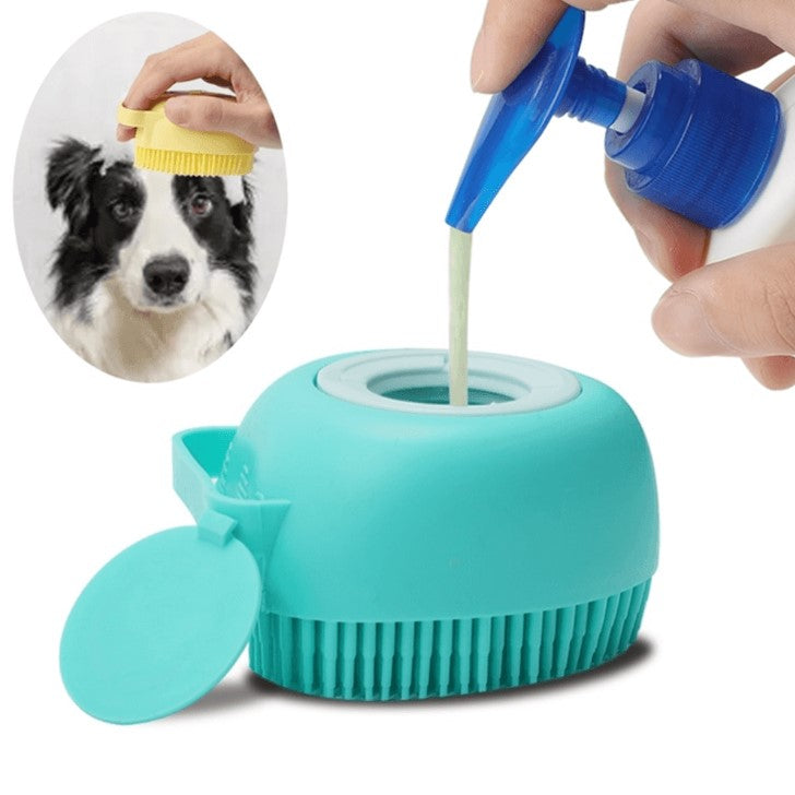 CEPILLO DISPENSADOR PARA MASCOTAS