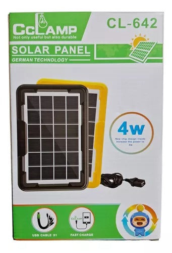 Cargador Para Celular de Panel Solar 4 W - permite recargar cualquier otro dispositivo